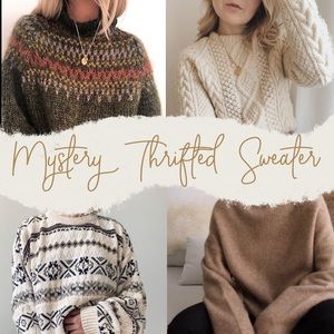 Mystery Thrifted Vintage Sweater